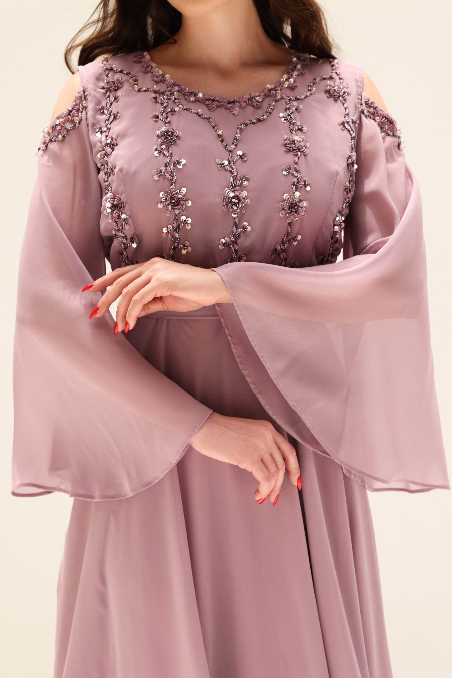 Magenta Rose Jalabiya