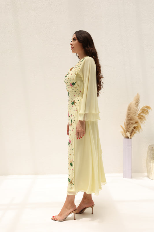 light yellow Jalabiya