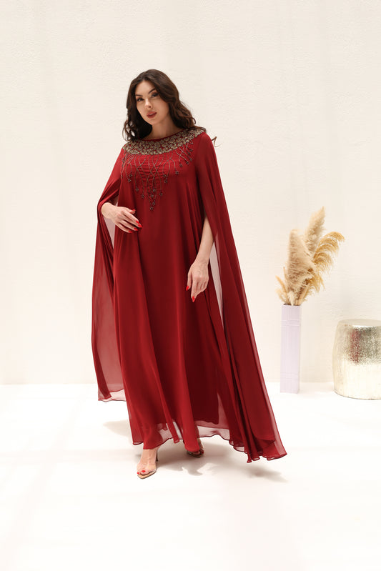 Maroon Jalabiya
