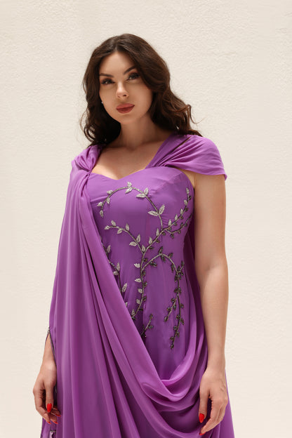 Purple dress