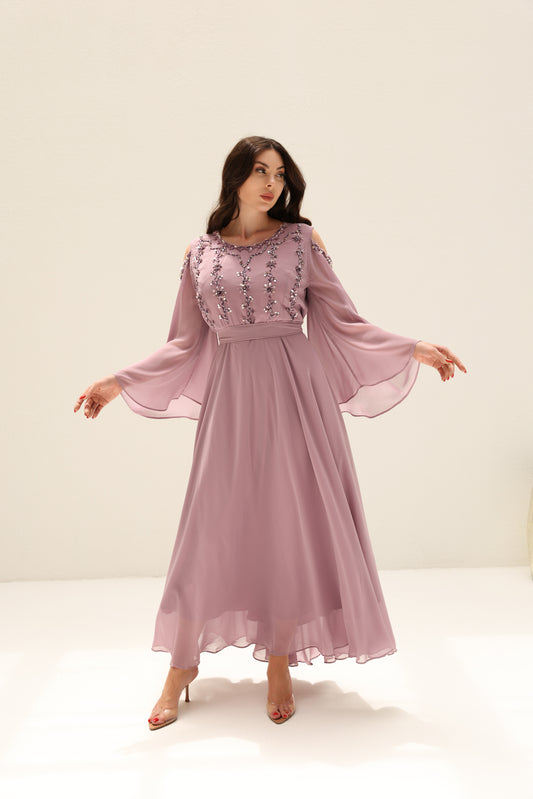 Magenta Rose Jalabiya